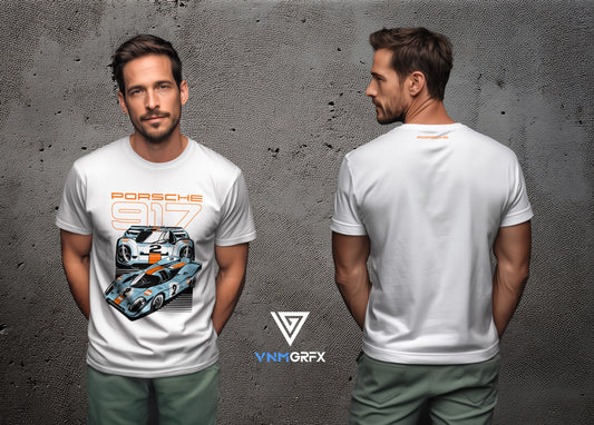 Camiseta Porsche 917 Gulf
