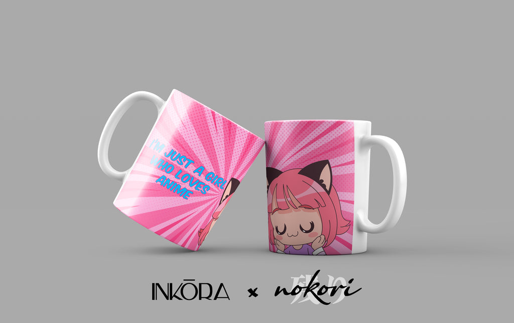 Taza “I’m Just a Girl Who Loves Anime”