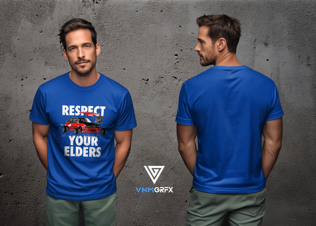 Camiseta BMW Respect Your Elders