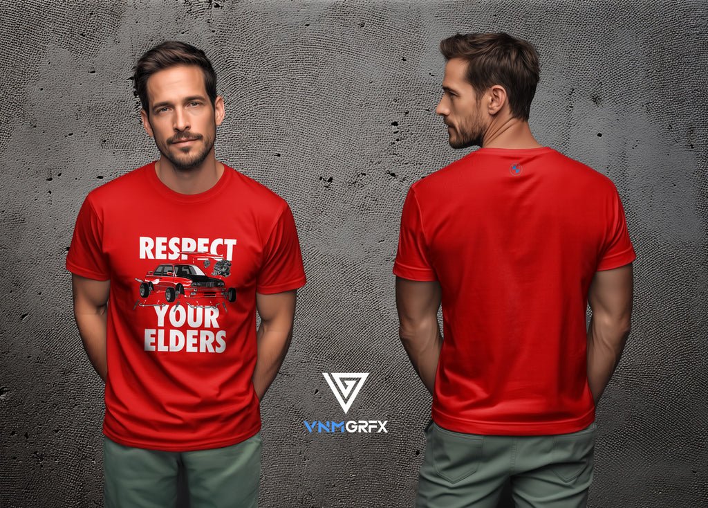 Camiseta BMW Respect Your Elders