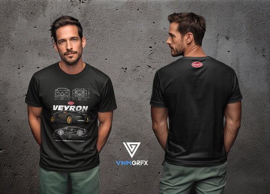Camiseta Bugatti Veyron Vincerò D'Oro