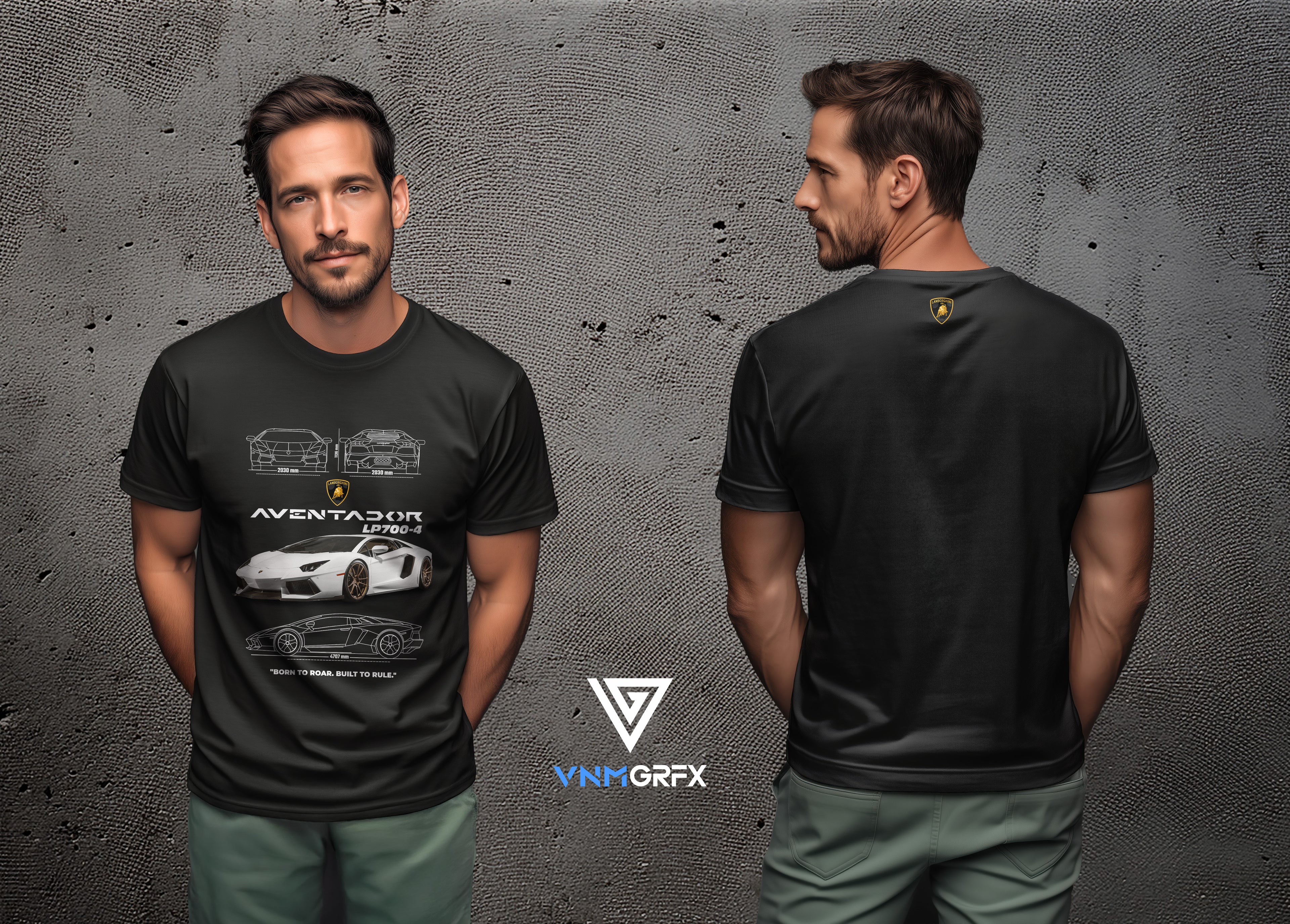 Camiseta Lamborghini Aventador LP700-4