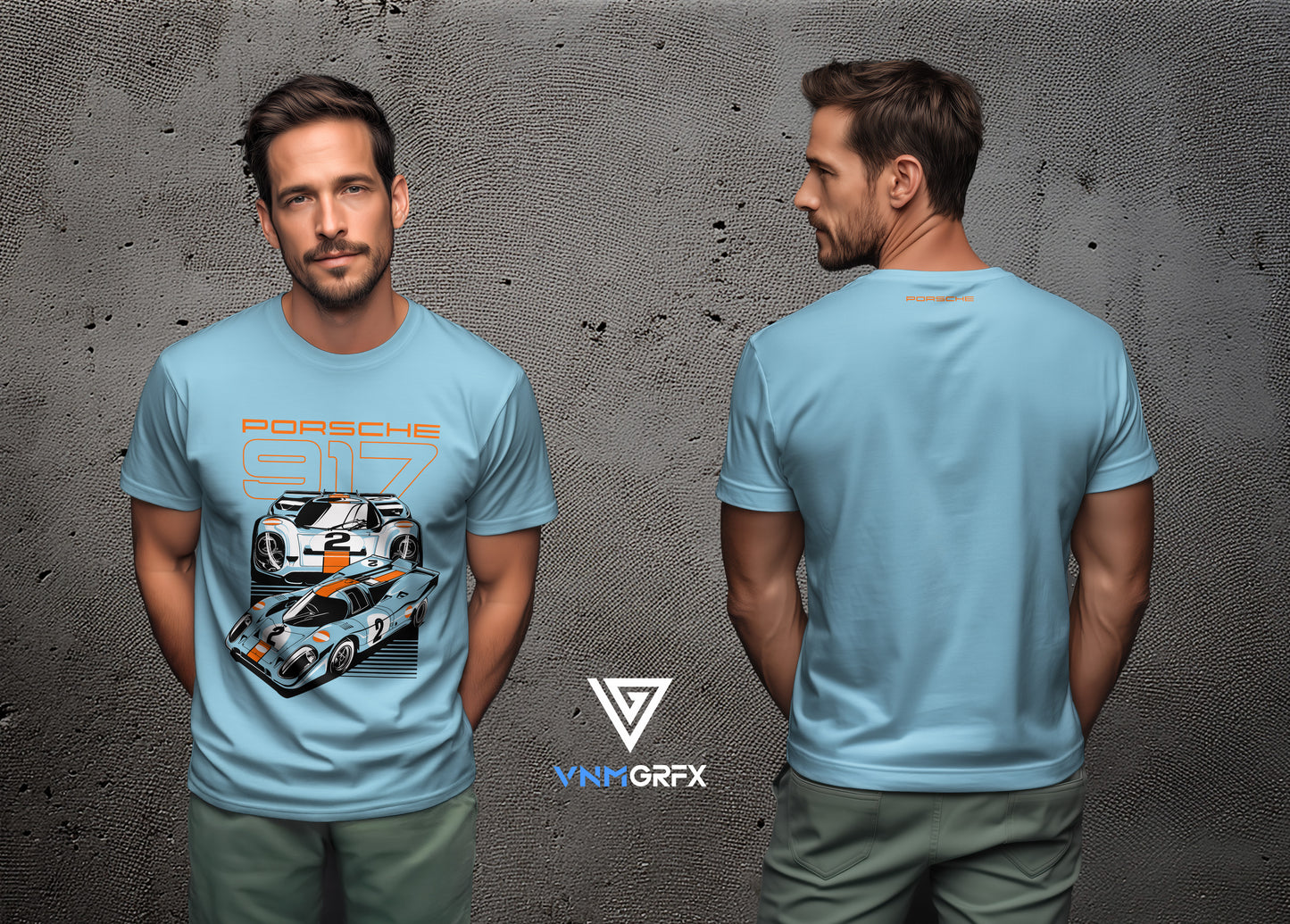Camiseta Porsche 917 Gulf
