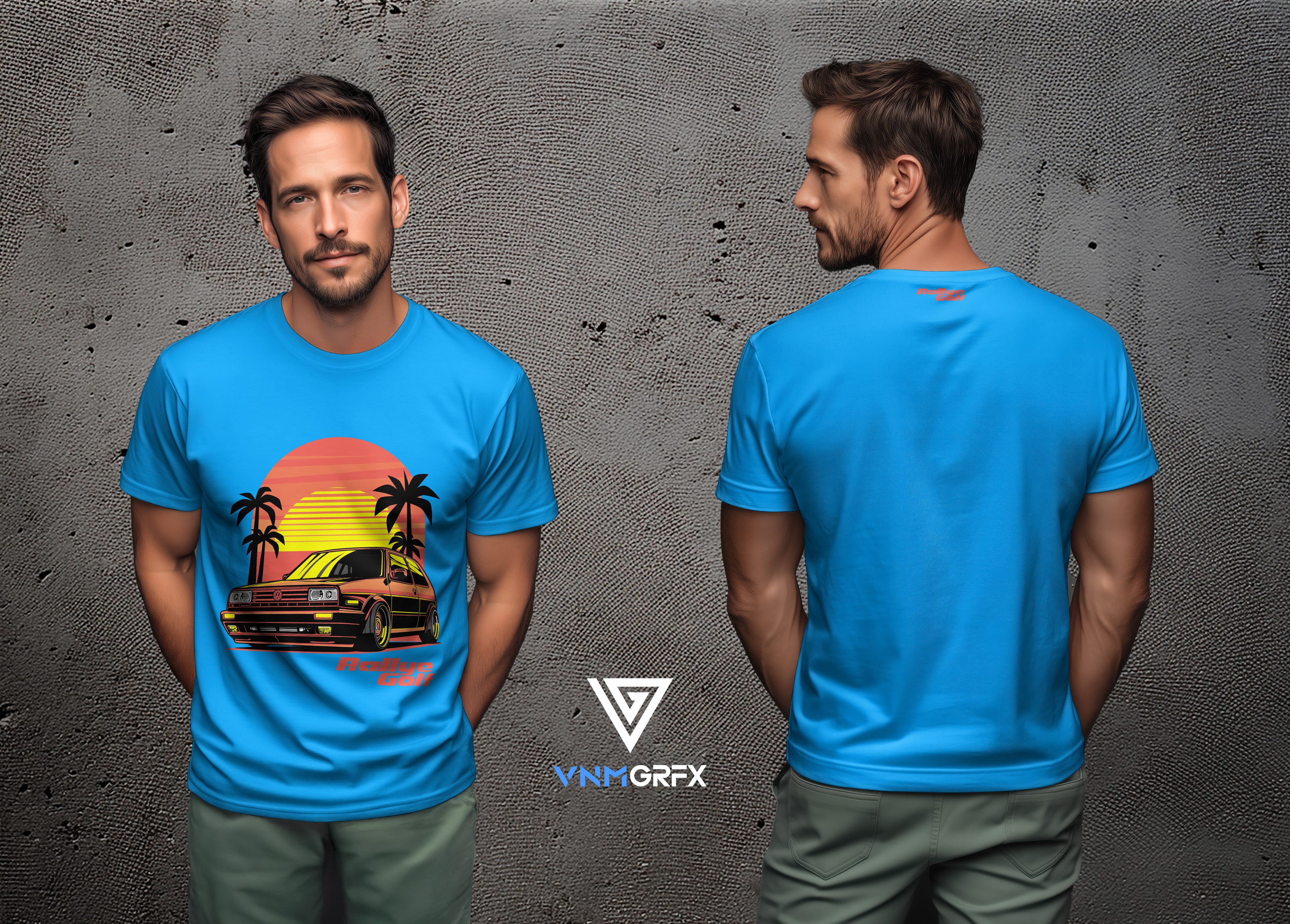 Camiseta VW Golf Rallye