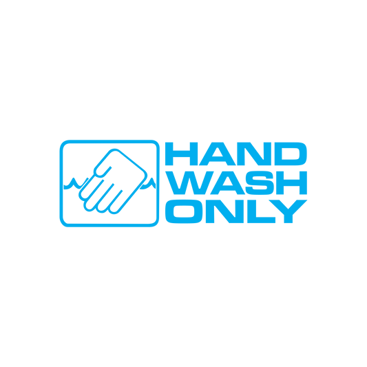 Sticker Hand Wash Only